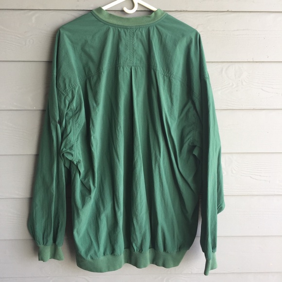 SOLD! VTG 90’s NIKE Golf XXL Green Pullover Jacket - Picture 4 of 7
